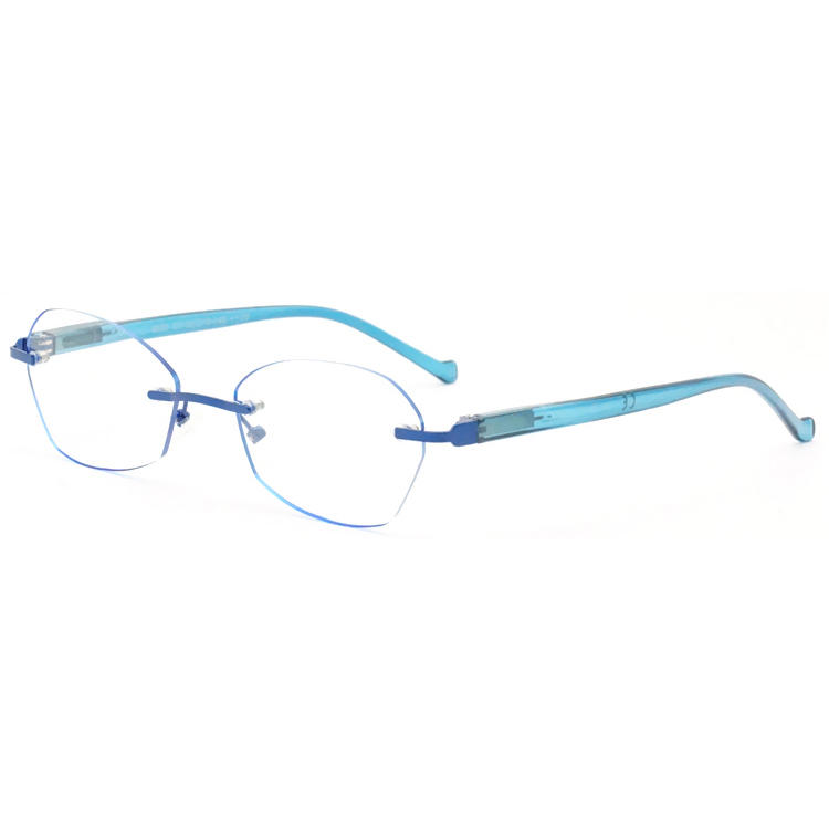 Dachuan Optical DRM368018 China Supplier Rimless Metal Reading Glasses With Special shape (8)